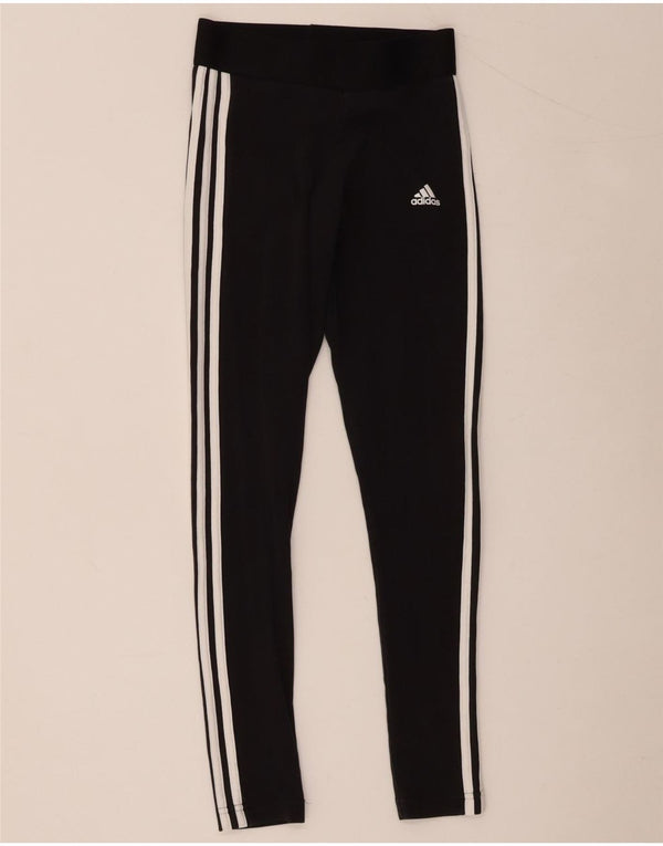 Женские леггинсы Adidas UK 4/6 XS, черный хлопок