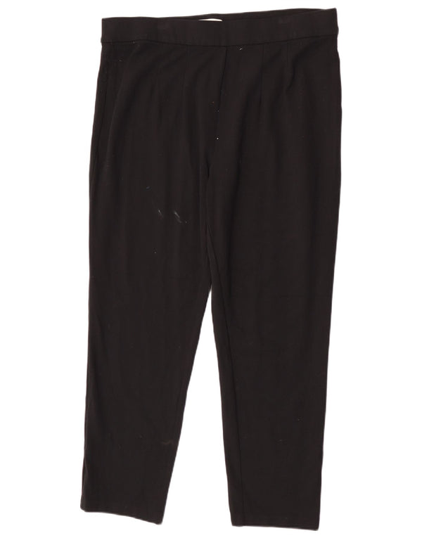 Женские повседневные зауженные брюки Marks & Spencer UK 18 XL W36 L26 черные