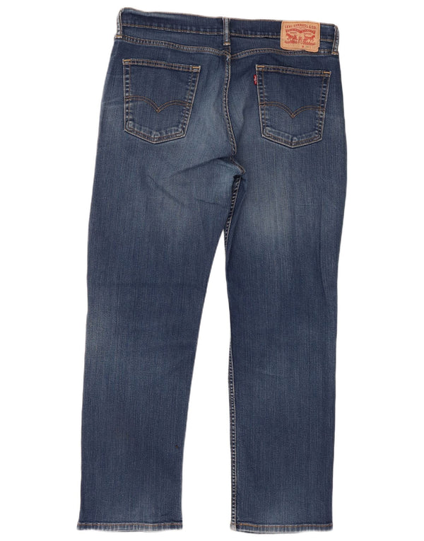 Мужские прямые джинсы Levi's 514 W36 L32 синие, хлопок