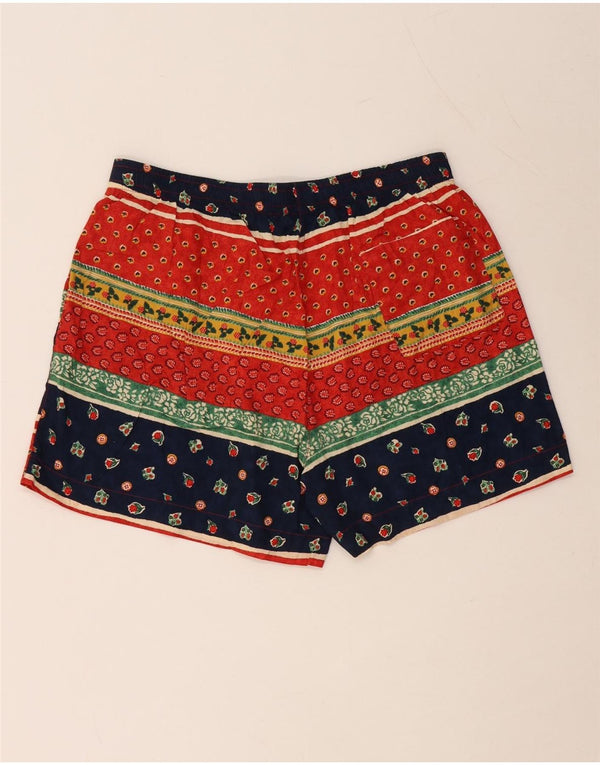 STEFANEL Мужские купальники XL, разноцветный хлопок с цветочным принтом