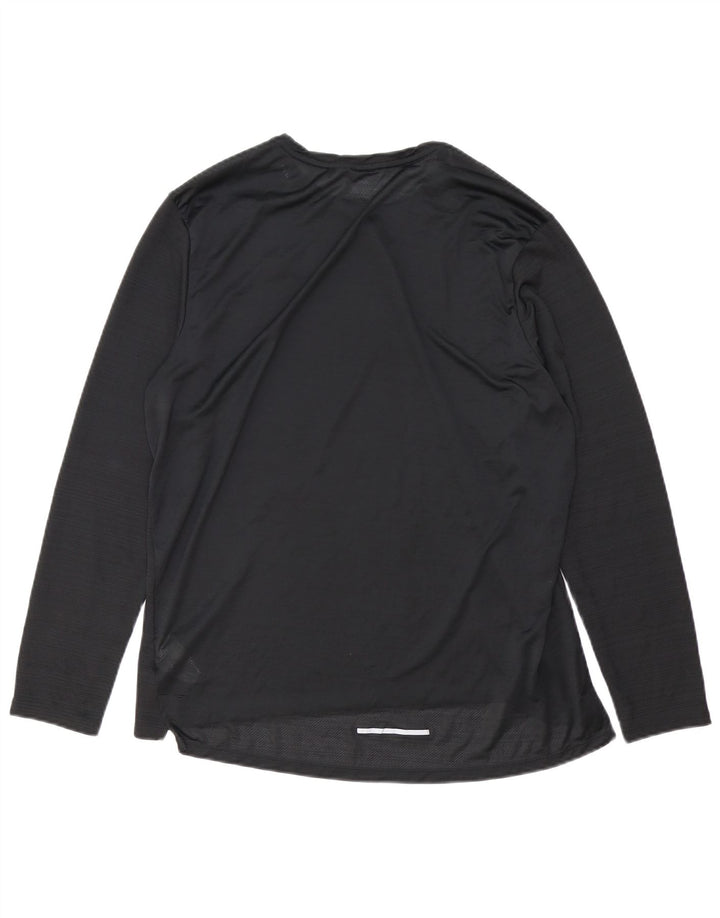 Мужской топ Nike Dri Fit с длинным рукавом XL, черный полиэстер