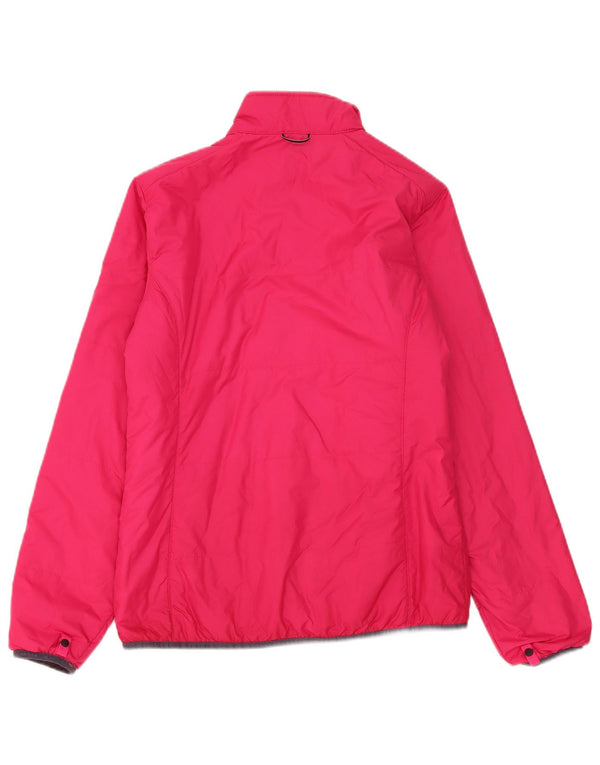 Женская стеганая куртка The North Face UK 12, полиэстер среднего розового цвета