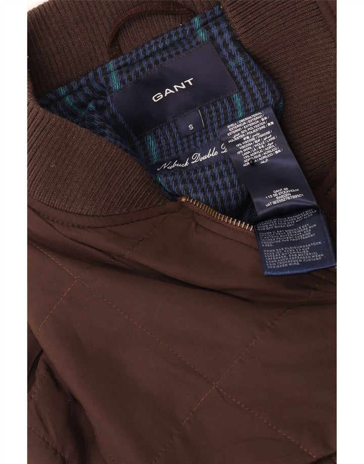 Мужской жилет Gant UK 36, маленький коричневый, полиэстер