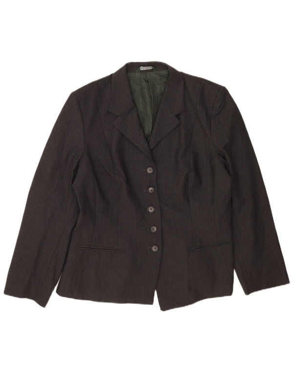 Женский пиджак на 5 пуговицах Laura Ashley, Великобритания, 18 XL, серая шерсть
