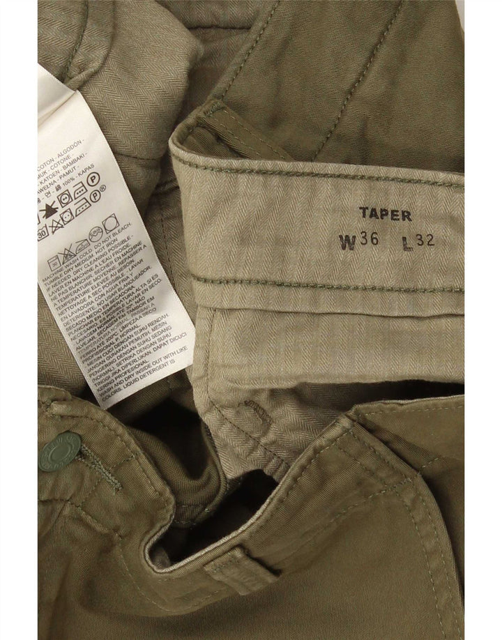 Мужские зауженные брюки-карго Levi's W36 L32, цвет хаки, хлопок