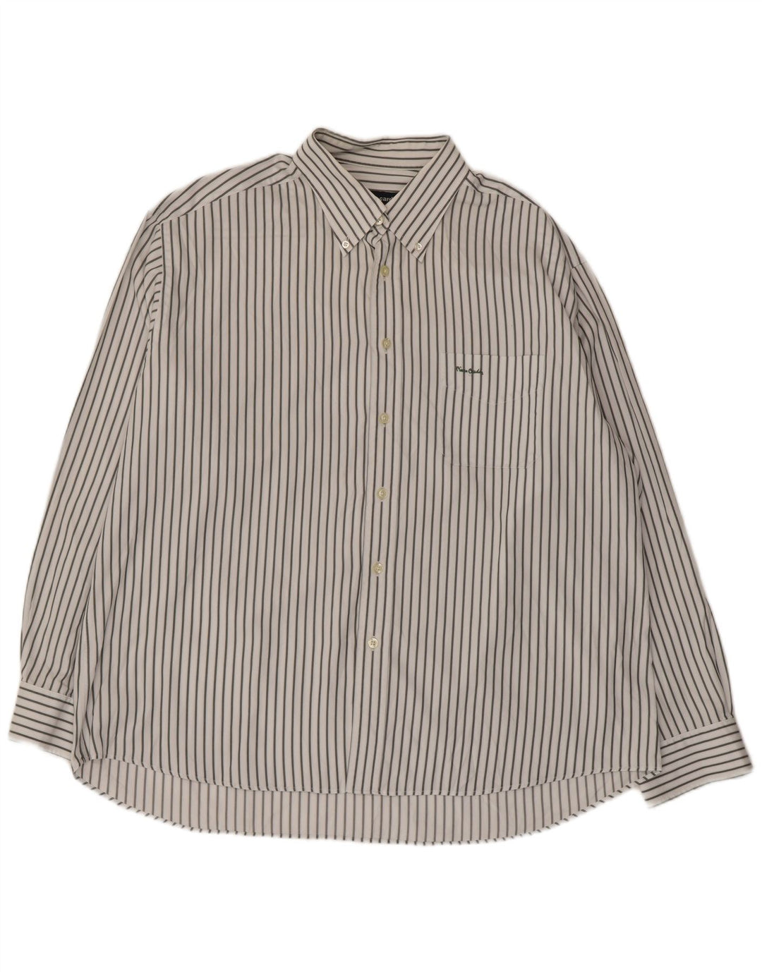 Рубашка Мужская Pierre Cardin XL Белая Полосатая