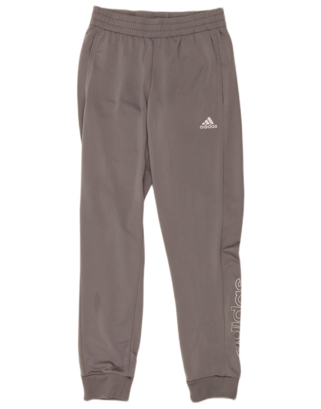 Мужские спортивные брюки Adidas с графическим принтом, брюки для бега, маленький серый полиэстер