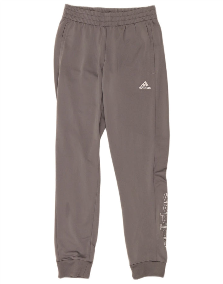 Мужские спортивные брюки Adidas с графическим принтом, брюки для бега, маленький серый полиэстер