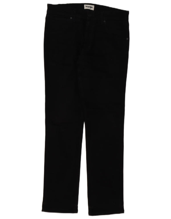 Мужские прямые джинсы Wrangler Greensboro W31 L32, черный хлопок
