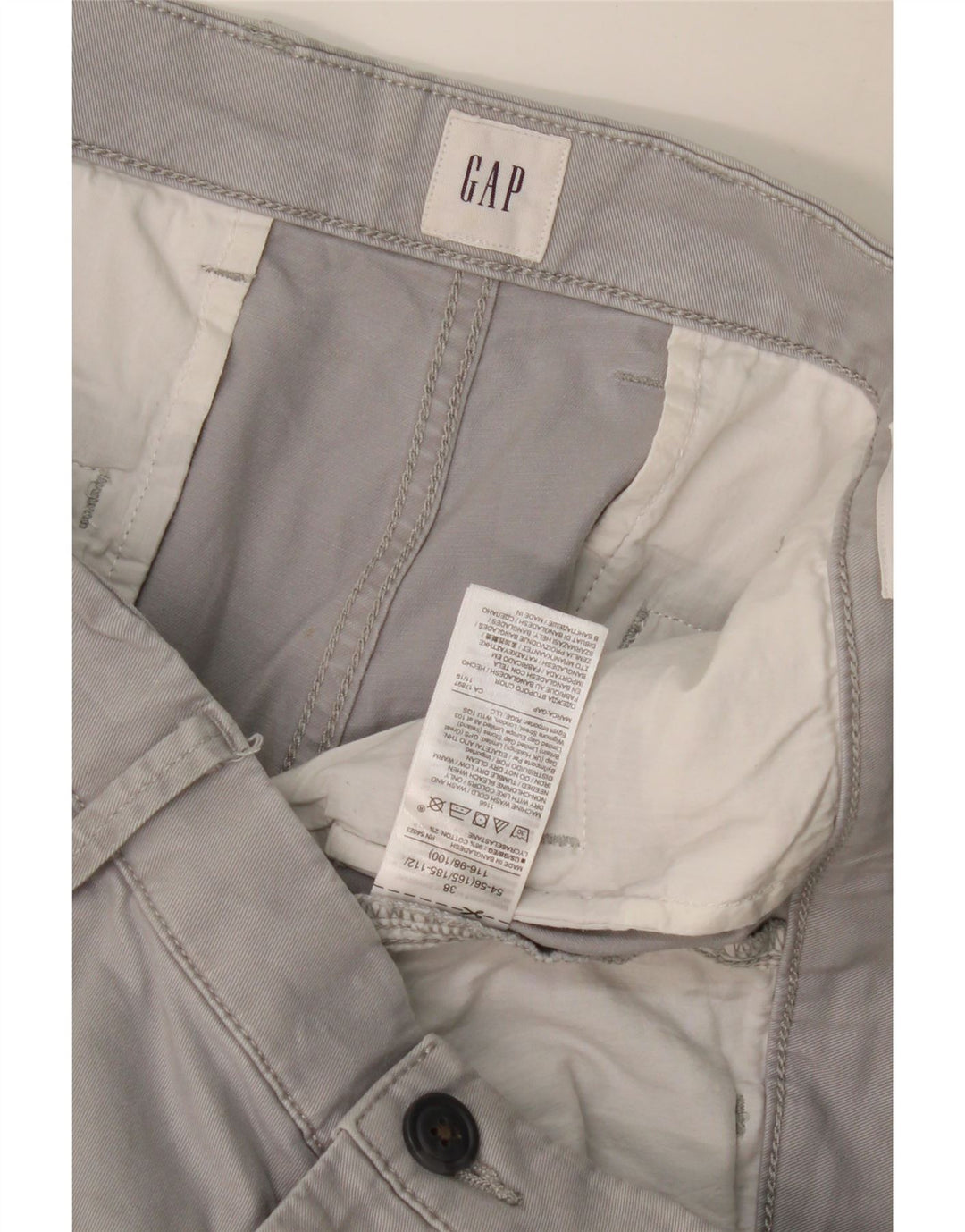 Мужские шорты чинос GAP W38 XL, серые, хлопок