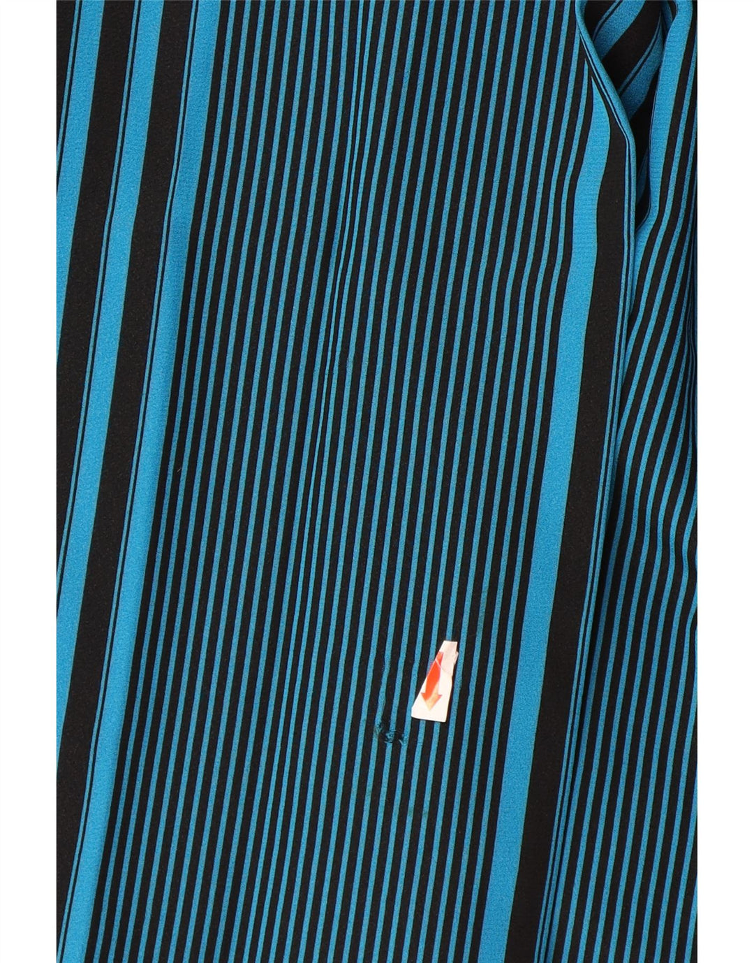 VINTAGE Женская плиссированная юбка IT 44 Medium W32 Полиэстер в синюю полоску