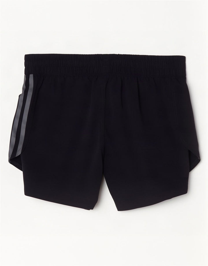 Женские шорты Adidas Aeroready UK 8/10, маленькие, темно-синие, полиэстер