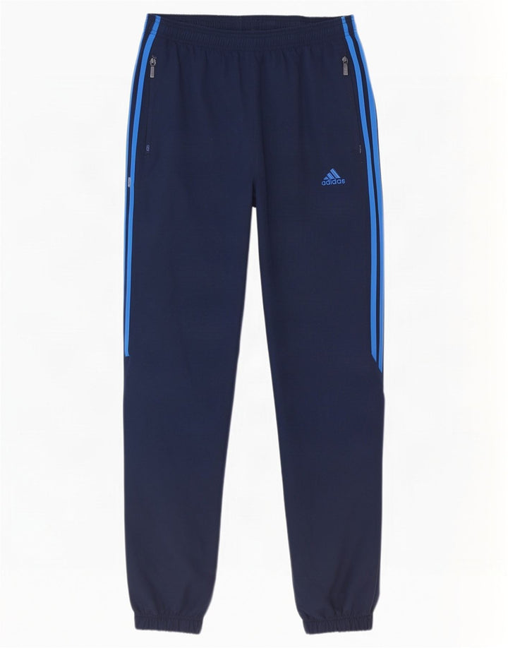 Adidas Мужские спортивные брюки Джоггеры Большой темно-синий полиэстер