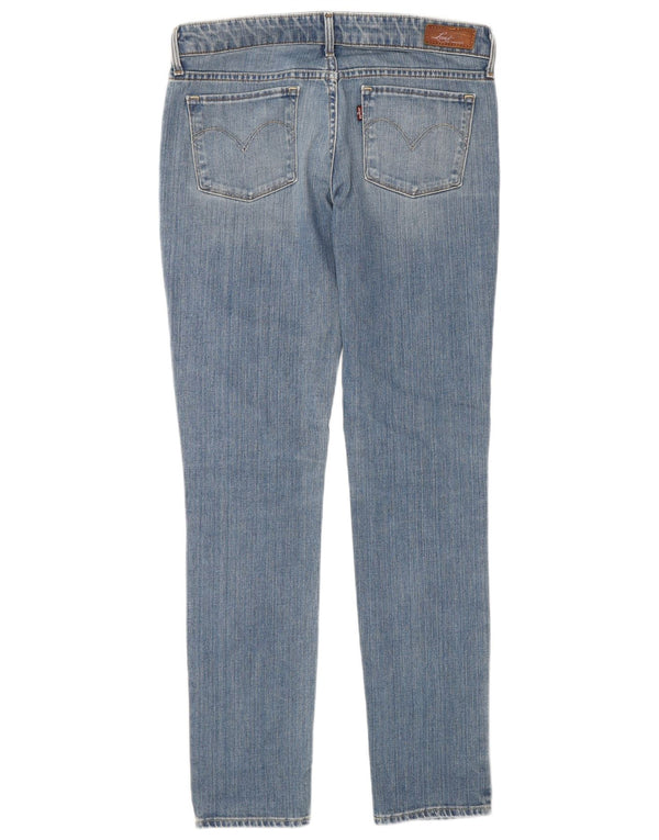 Женские джинсы скинни Levi's с легким изгибом W28 L30 синие