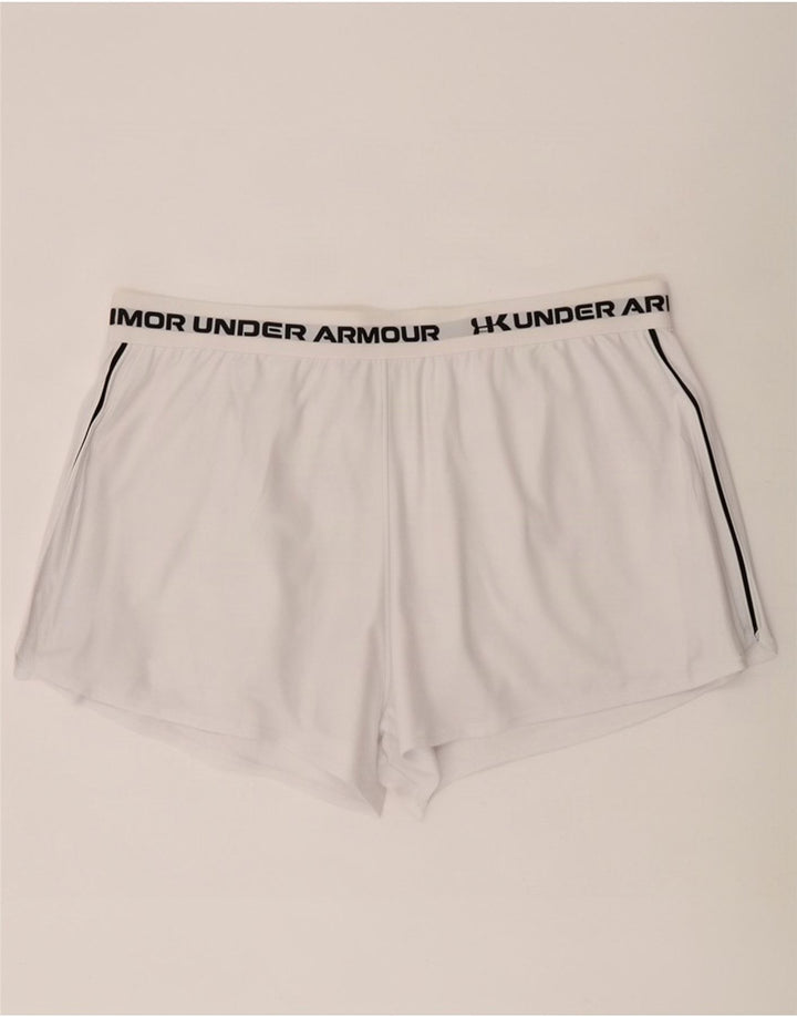 Женские спортивные шорты с рисунком Under Armour UK 20 2XL, белый полиэстер