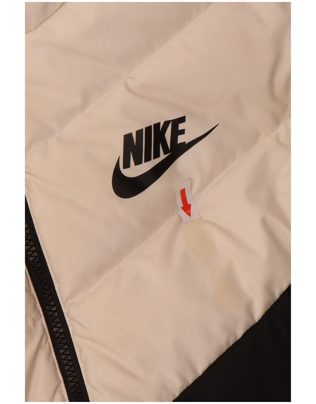 Мужская утепленная куртка NIKE UK 36, маленькая, разноцветная, с цветными блоками