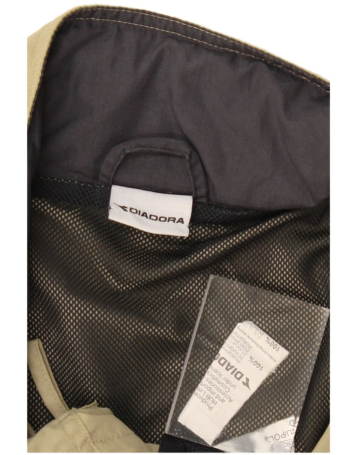 Мужская дождевик DIADORA UK 42 XL Хаки Полиамид