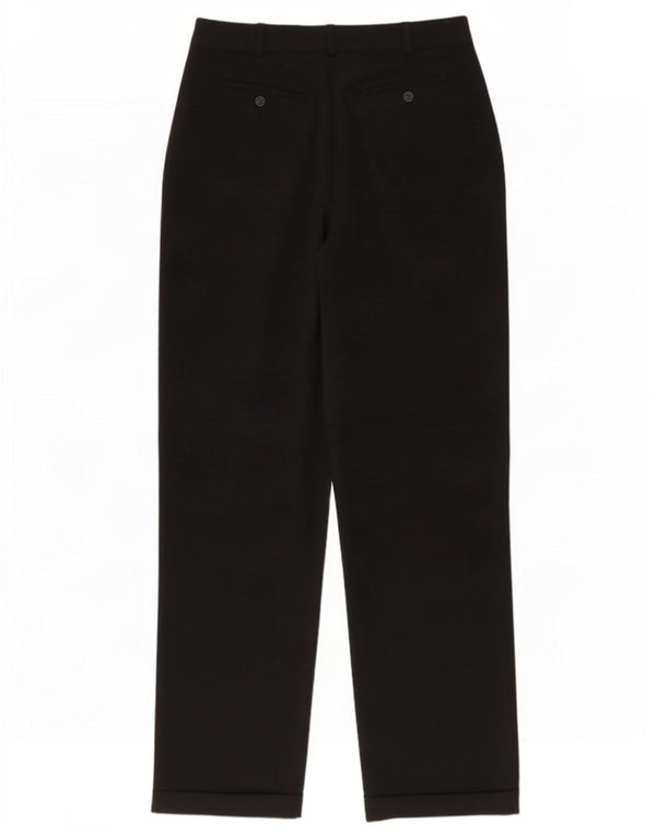 Max Mara Женские повседневные брюки Weekend с высокой талией, размер 10 W27 L31, черные
