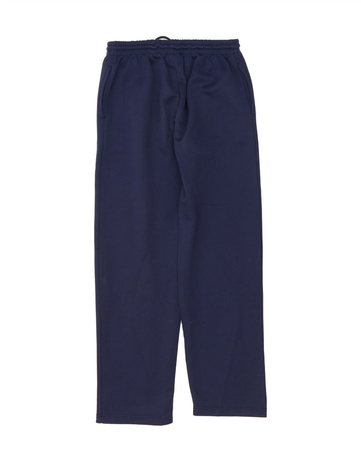 REEBOK Mens Graphic Tracksuit Trousers Small  Navy Blue Polyester Vintage Reebok and Second-Hand Reebok from Messina Hembry 