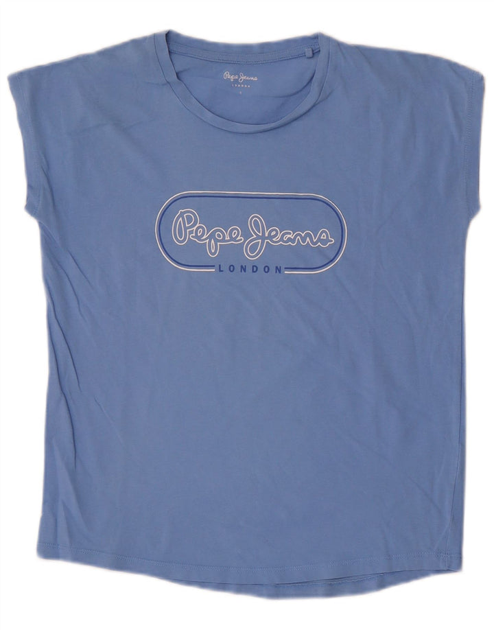 PEPE Jeans Женская футболка с рисунком, маленький синий