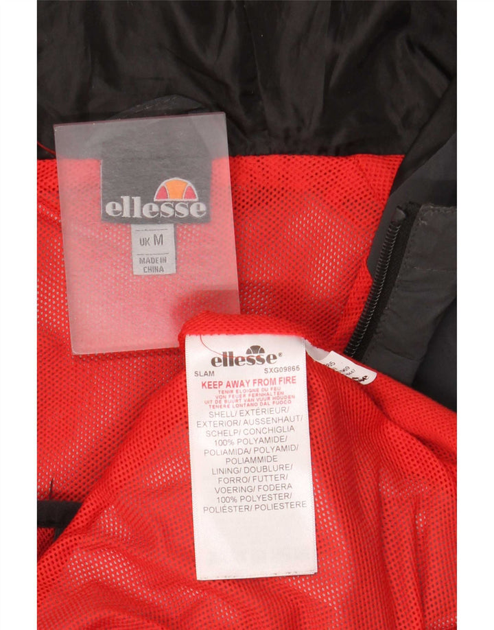 Мужская дождевик с капюшоном Ellesse UK 38 Средний Серый Полиамид