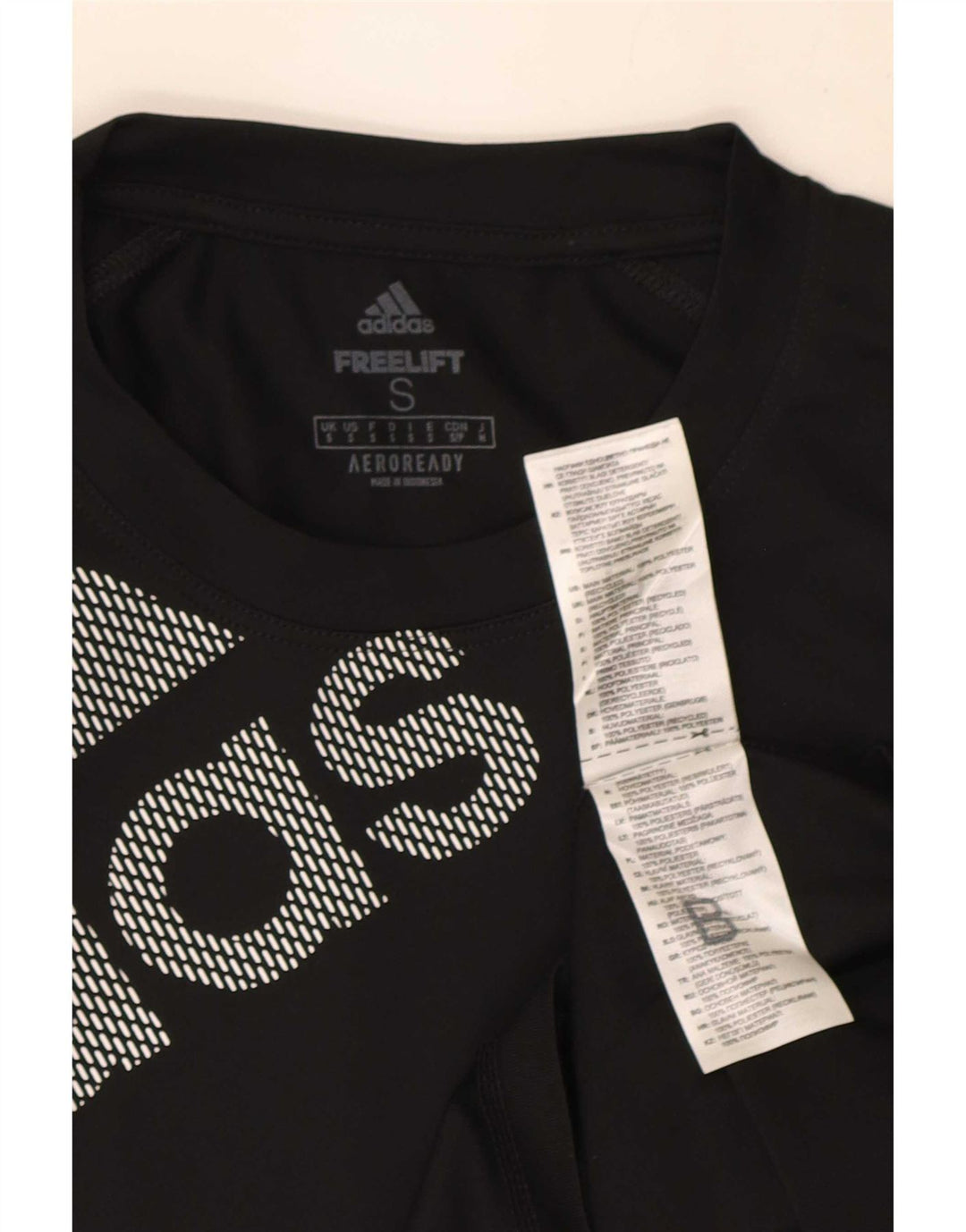 Мужская футболка Adidas Aeroready с рисунком, маленький черный полиэстер