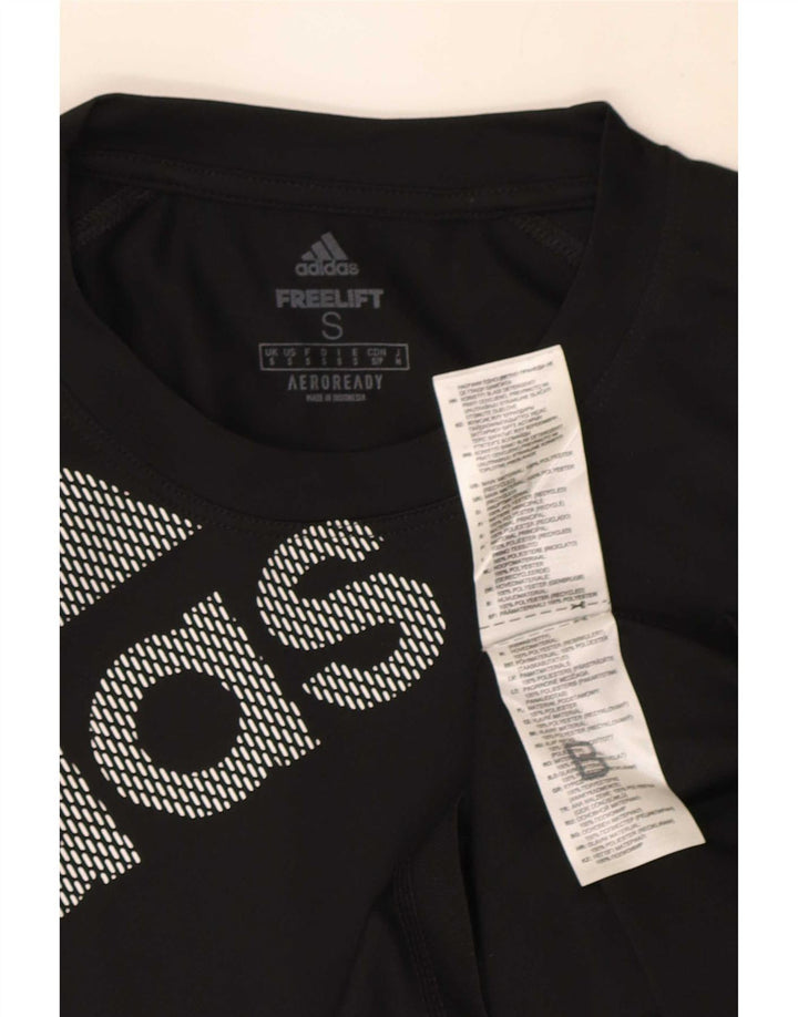 Мужская футболка Adidas Aeroready с рисунком, маленький черный полиэстер