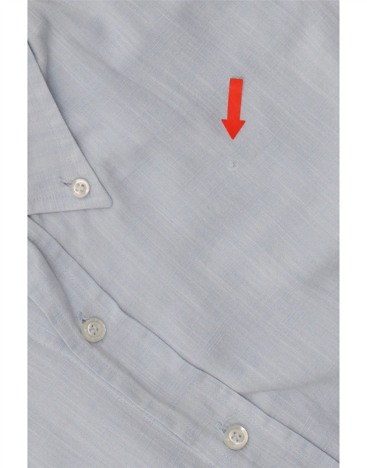Мужская рубашка узкого кроя Fred Perry XL синяя