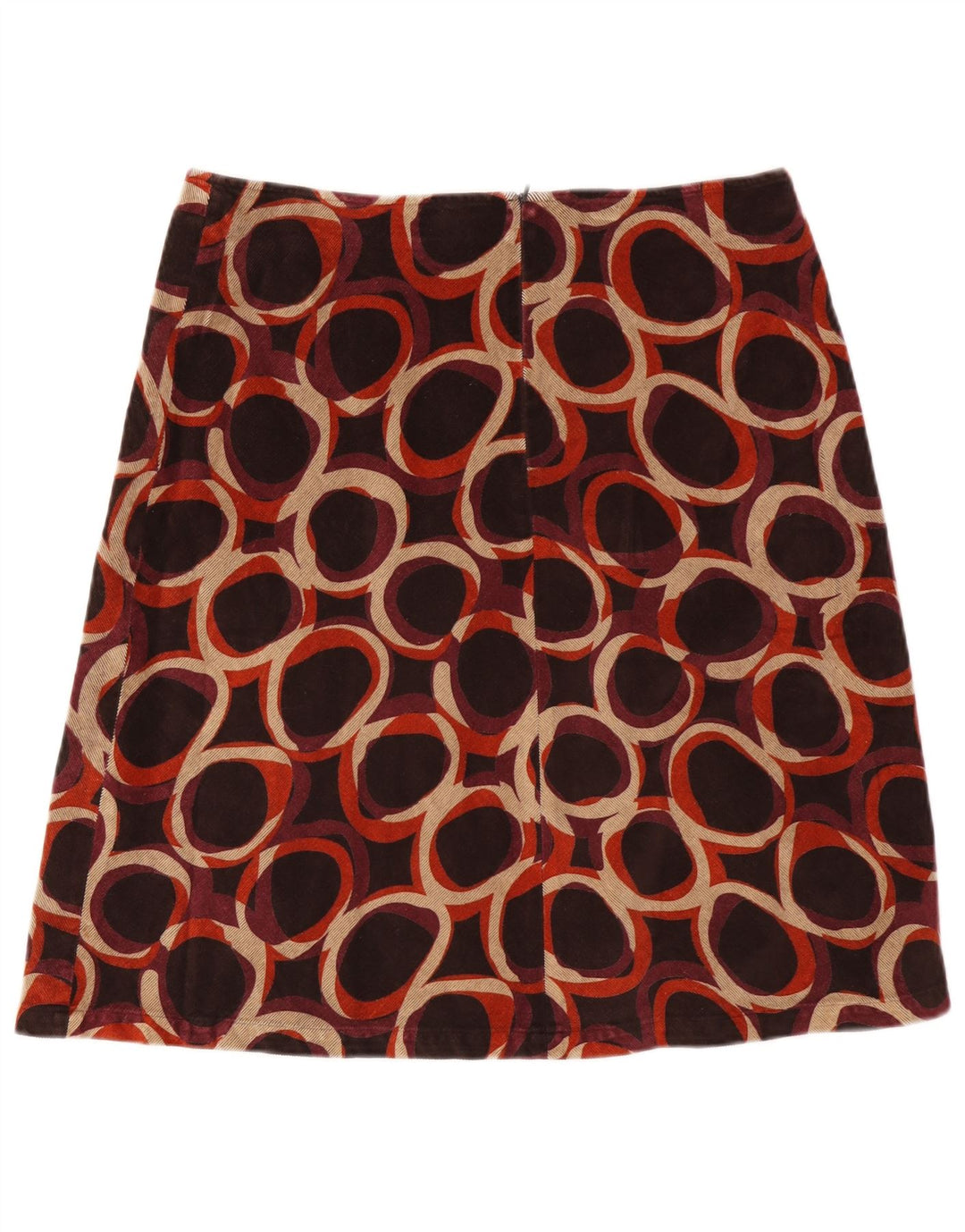 HOBBS Женская юбка-трапеция UK 16, большая W34, разноцветный хлопок в горошек