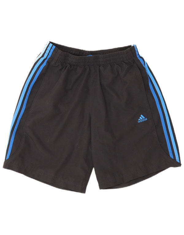Мужские спортивные шорты Adidas Climalite, средний черный полиэстер