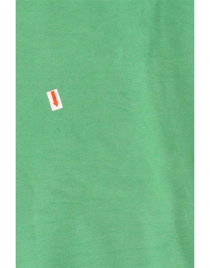 Мужской свитер с капюшоном на молнии Puma среднего зеленого цвета с цветными блоками