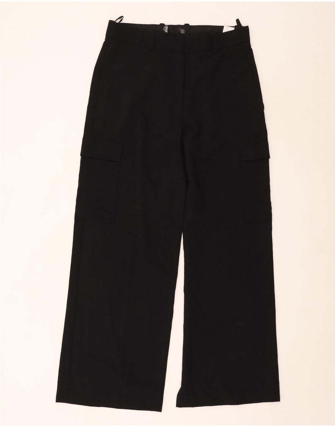 Женские прямые брюки карго Marks & Spencer UK 12 Medium W30 L30 черные