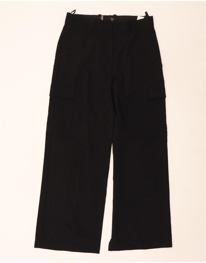 Женские прямые брюки карго Marks & Spencer UK 12 Medium W30 L30 черные
