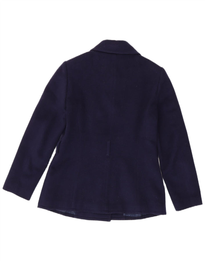 Женское полупальто Brooks Brothers US 2 XS темно-синее, шерсть