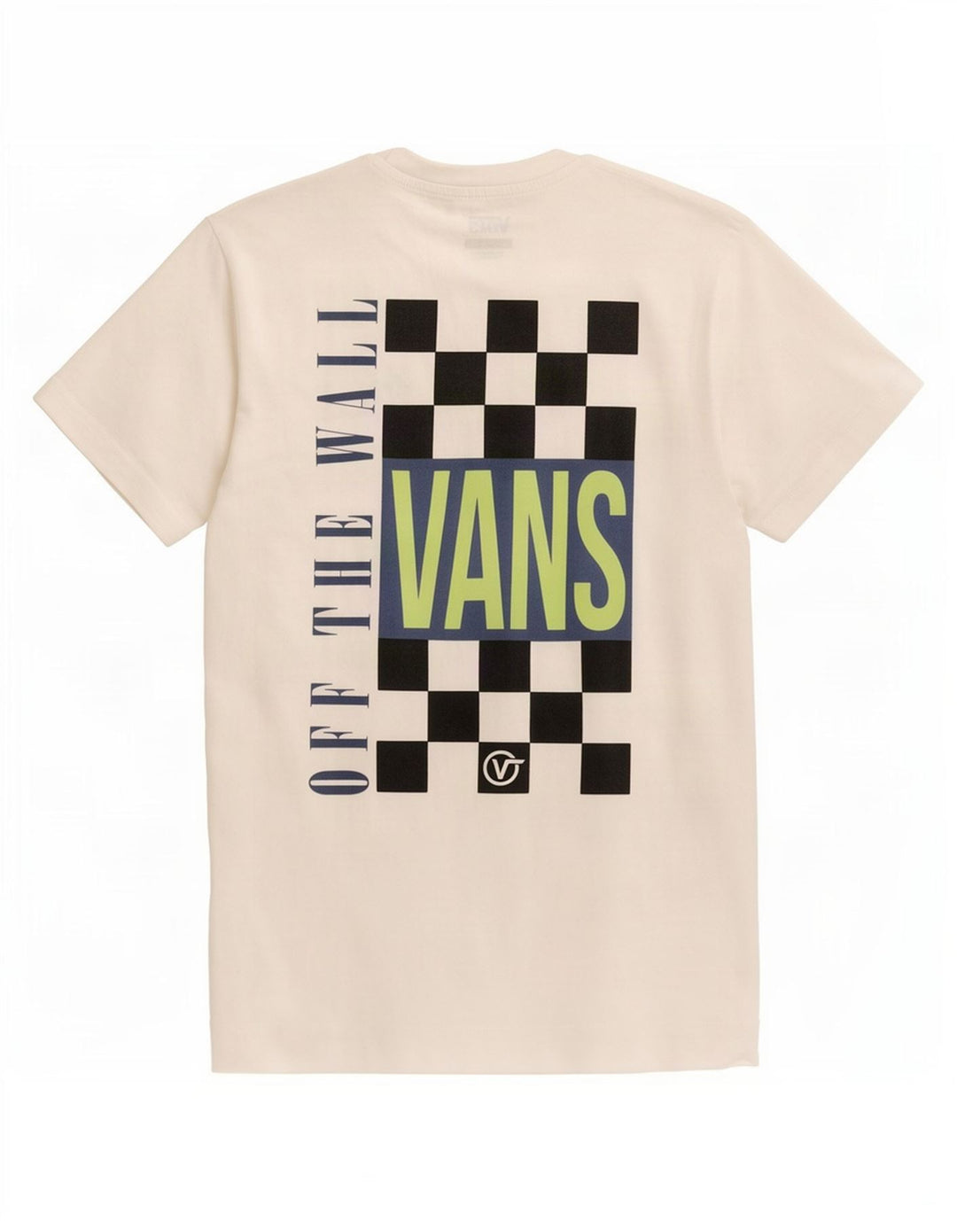 Мужская футболка с рисунком Vans, маленький белый хлопок