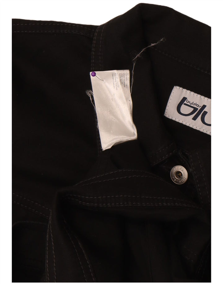 Женский бомбер Byblos IT 50 XL, черный хлопок