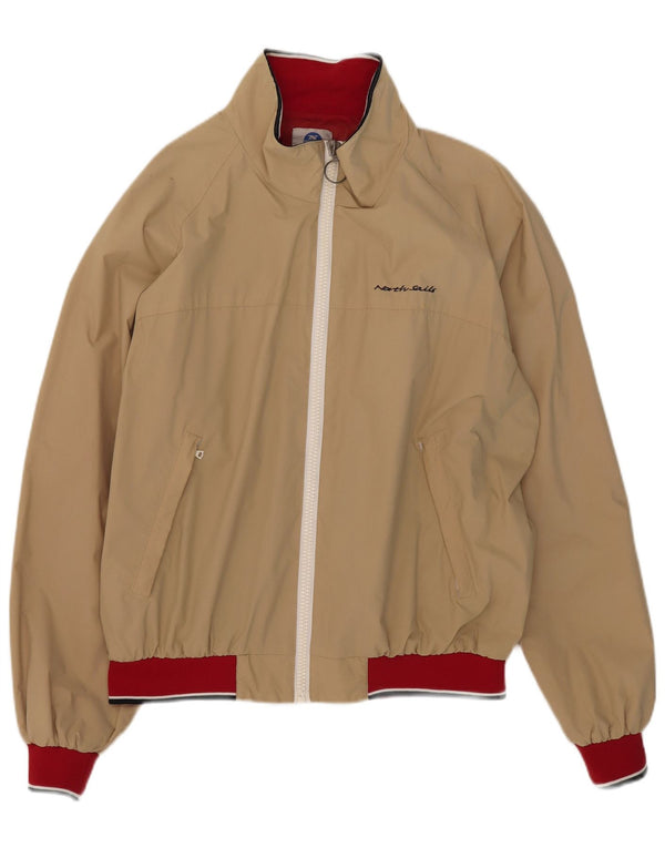Мужская дождевик North Sails UK 42 XL, бежевый, нейлон с цветными блоками