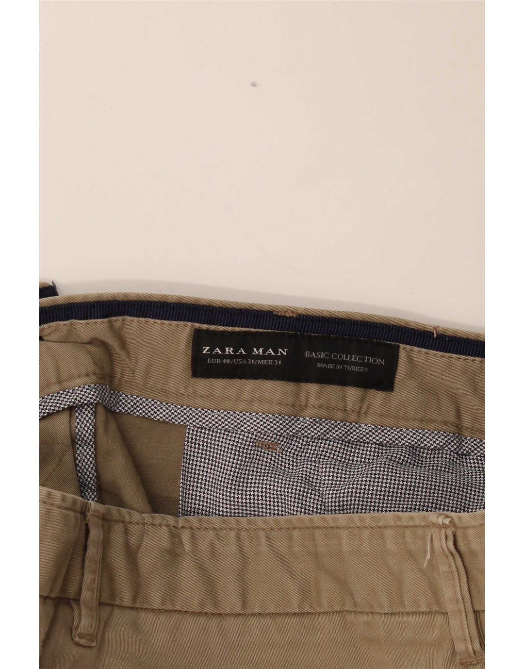 Мужские узкие брюки-чиносы Zara EU 40 Medium W31 L31 Хаки