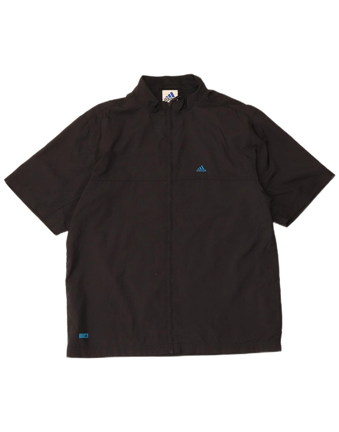 Мужской спортивный костюм Adidas с коротким рукавом, верхняя куртка, маленький черный полиэстер