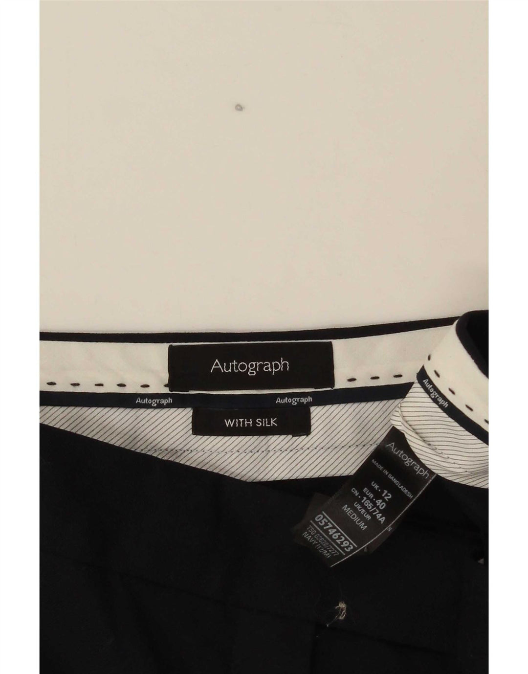 Женские брюки чинос Marks & Spencer UK 12 Medium W32 L30 Темно-синие