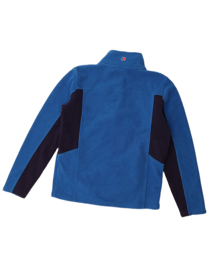 Berghaus Флисовая куртка для мальчиков 14-15 лет Синяя полиэстер с цветными блоками