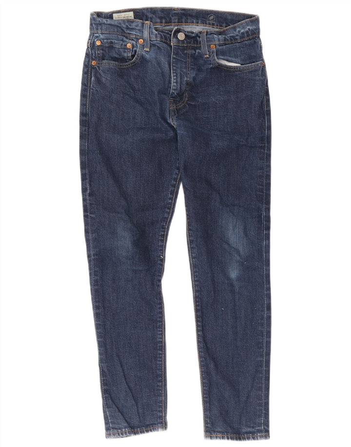 Мужские узкие джинсы Levi's W30 L30 синие, хлопок