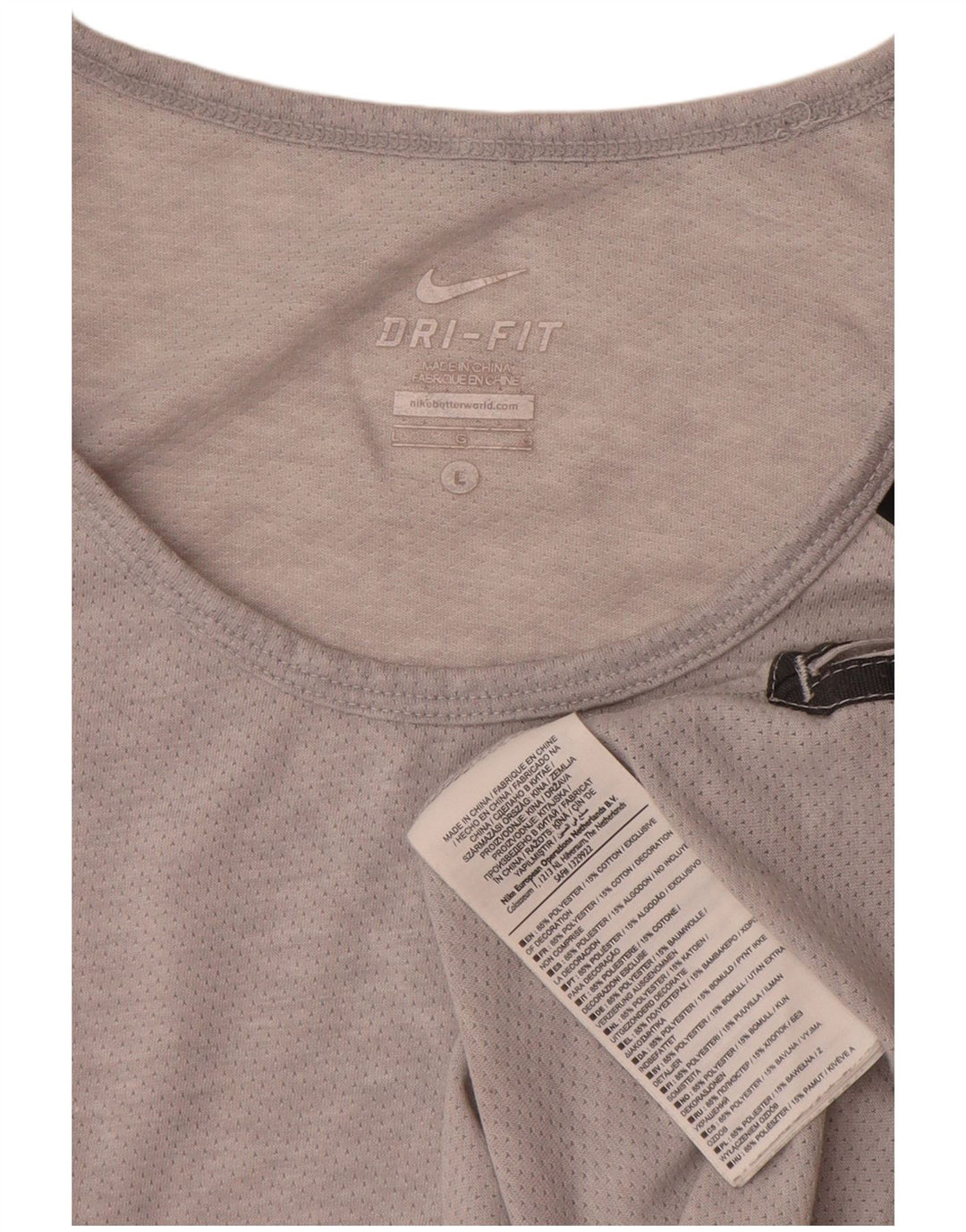 Мужской жилет Nike Dri Fit, большой серый полиэстер с цветными блоками