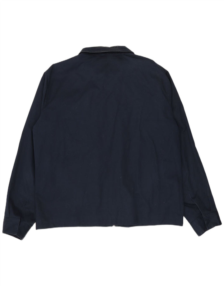 Мужской бомбер Marks & Spencer Autograph UK 42 XL, темно-синий, хлопок