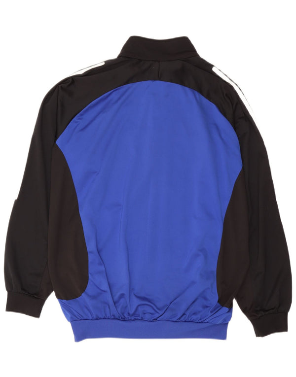Мужская спортивная куртка Adidas UK 46/48 XL, синий полиэстер с цветными блоками