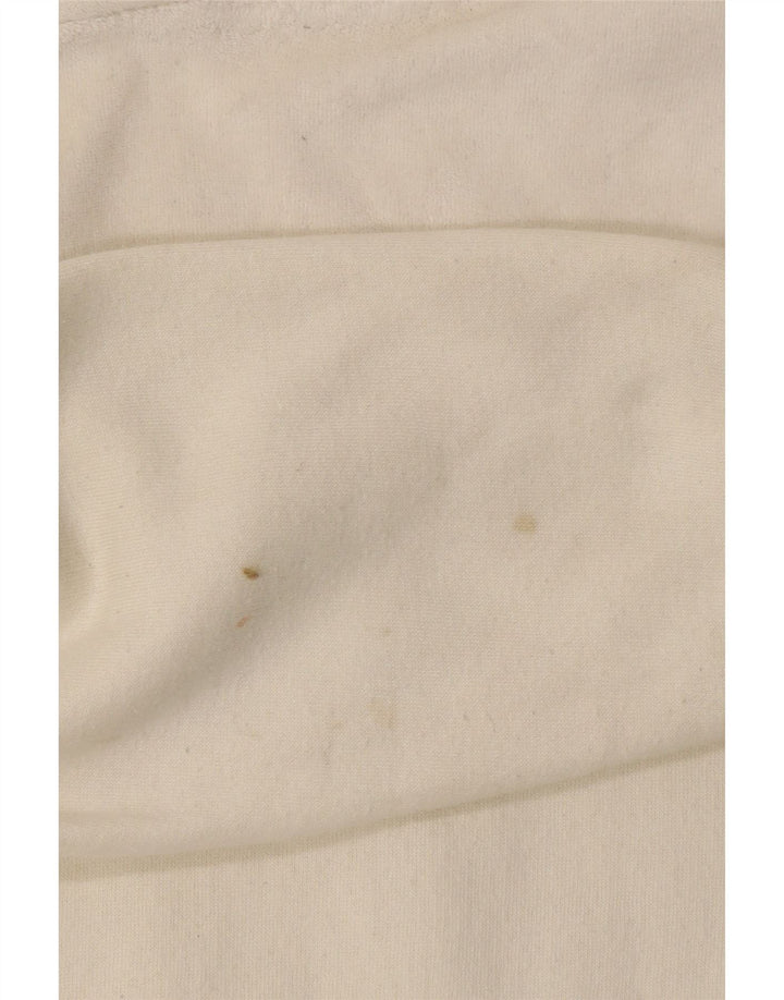 Женский флисовый джемпер с капюшоном и графикой CHAMPION, Великобритания 14, средний цвет, белый хлопок