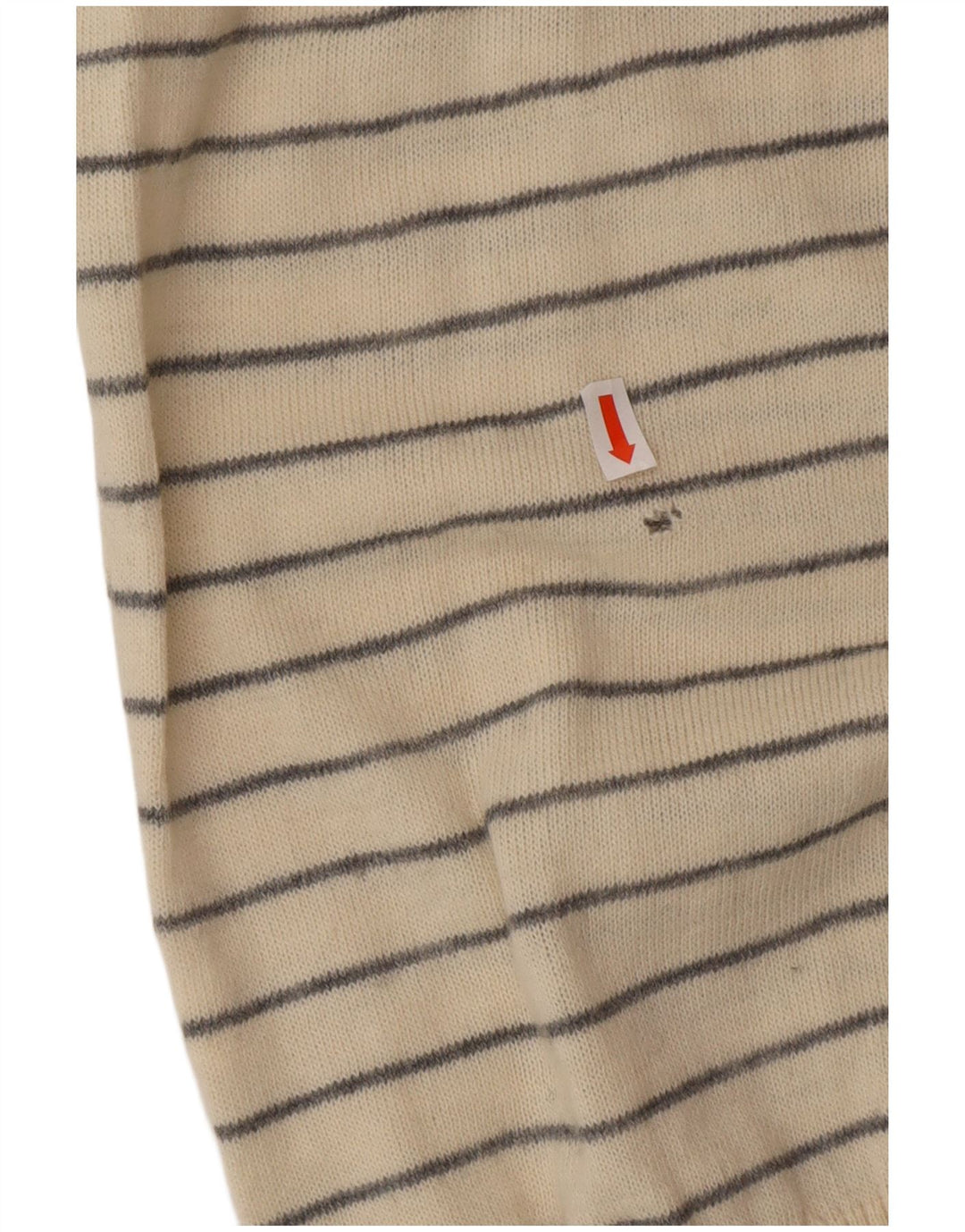 Мужской джемпер с v-образным вырезом DATCH XL, акрил в белую полоску