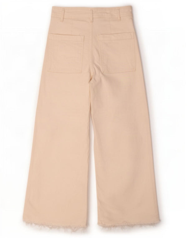 Женские прямые джинсы Zara The Marine с высокой талией EU 36 XS W26 L25 Off White