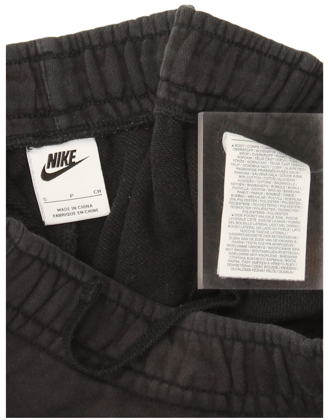 Женские спортивные брюки Nike Joggers UK 10, маленькие черные хлопковые брюки