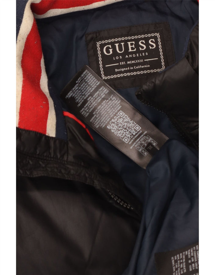 Мужская стеганая куртка Guess UK 42 XL, черный полиэстер